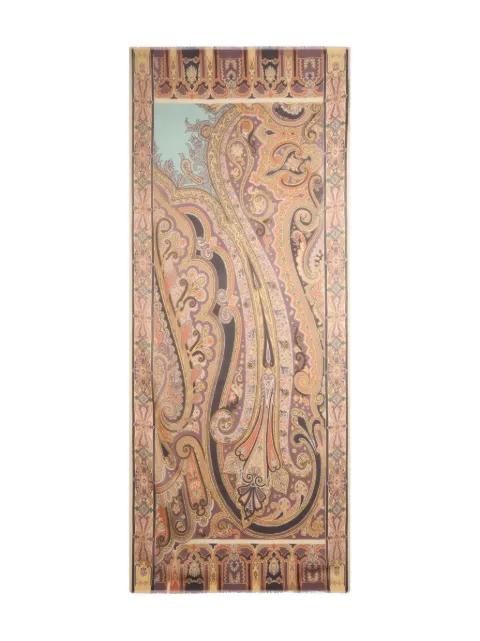 paisley-print silk scarf by ETRO