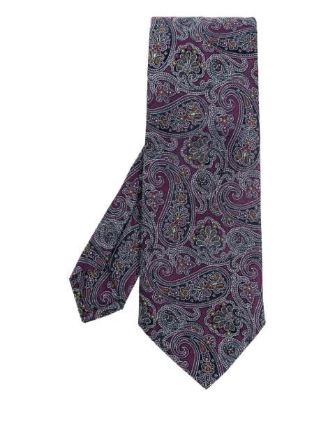 paisley-print silk tie by ETRO