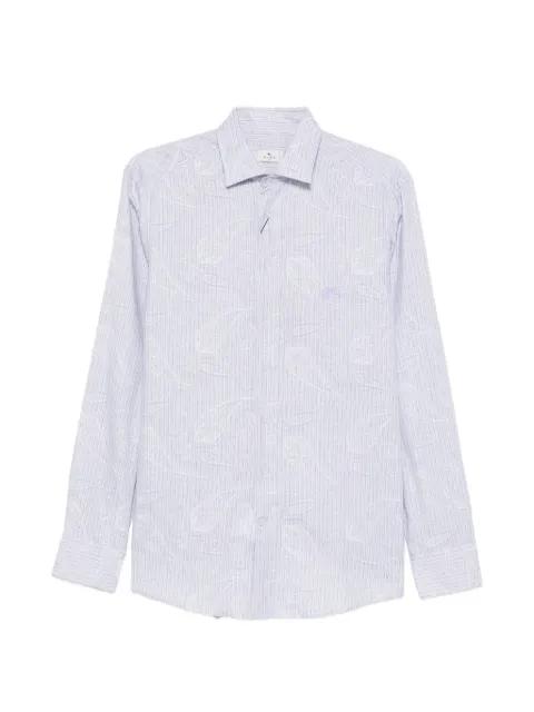 paisley-print striped shirt by ETRO