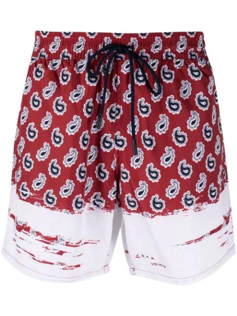 paisley print swim shorts by ETRO