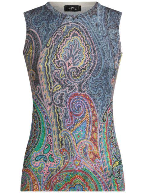 paisley-print top by ETRO