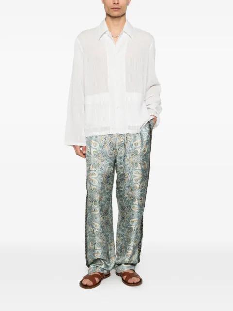 paisley-print trousers by ETRO