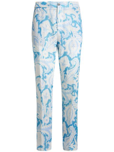 paisley-print trousers by ETRO