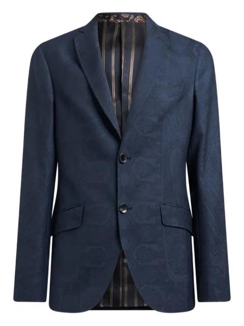 paisley-print wool blazer by ETRO