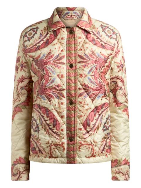 paisley quilted jacket by ETRO