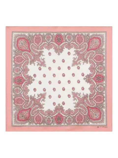 paisley silk pocket square by ETRO