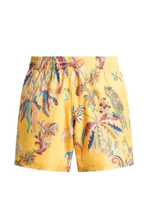 palm tree-print swim shorts by ETRO