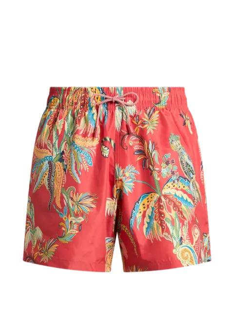 palm tree-print swim shorts by ETRO