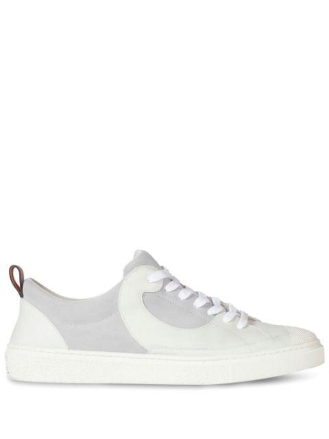 panelled leather sneakers by ETRO