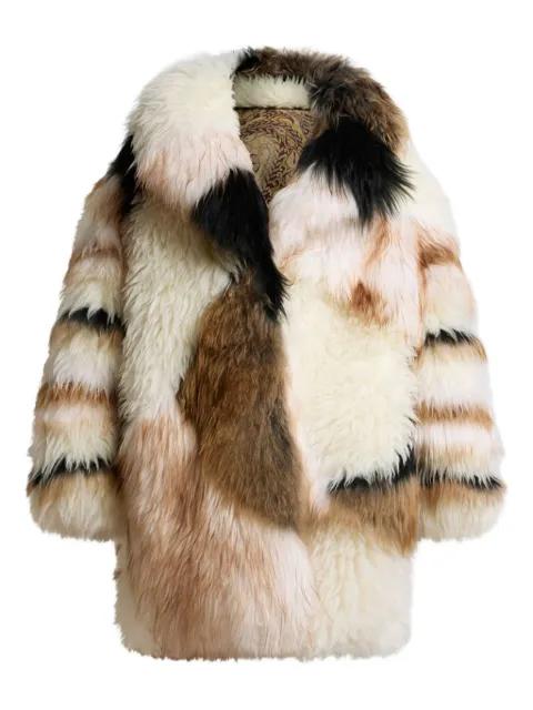 patchwork coat by ETRO