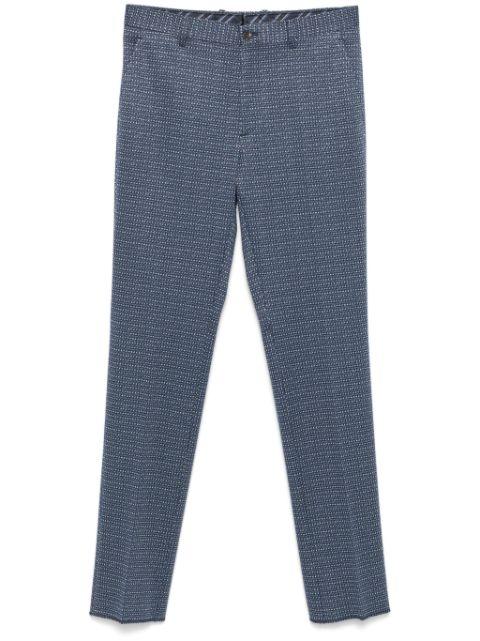 pattern-jacquard trousers by ETRO