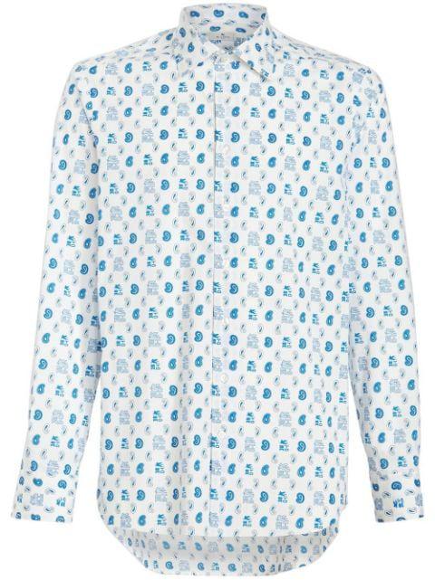 patterned button-up shirt by ETRO