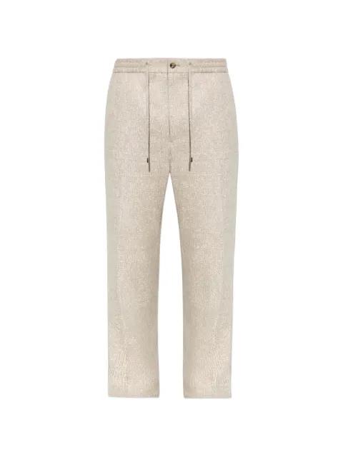 patterned drawstring trousers by ETRO