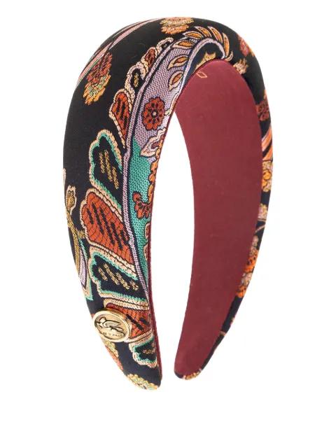 patterned headband by ETRO