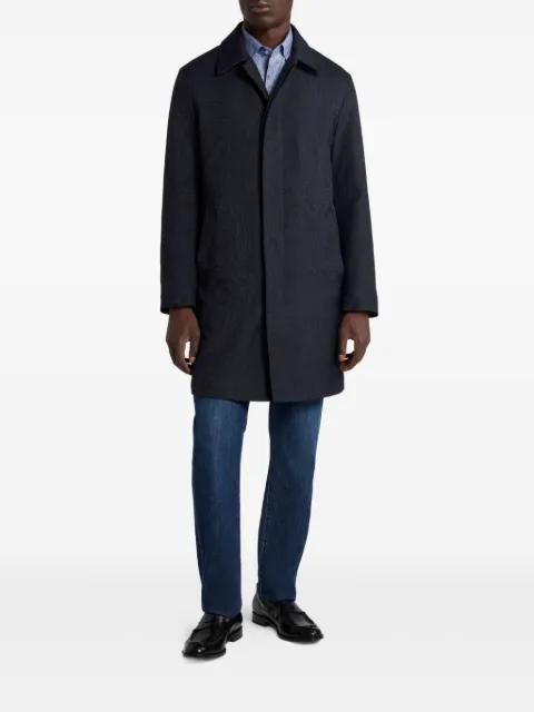 patterned-jacquard coat by ETRO
