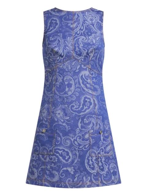 patterned-jacquard dress by ETRO