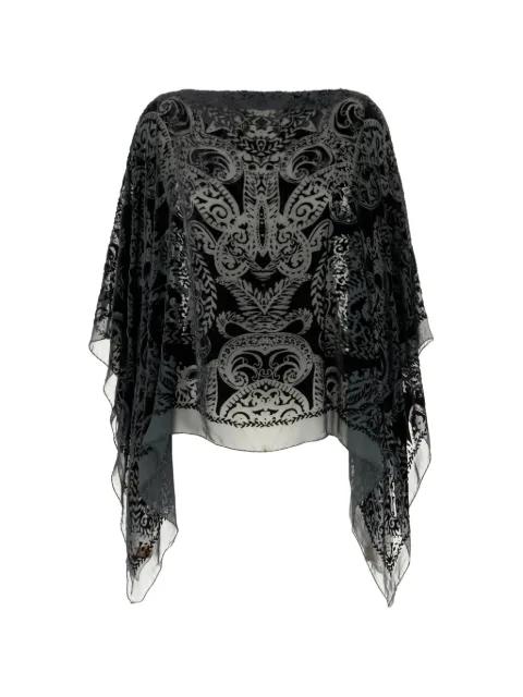 patterned silk blouse by ETRO