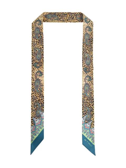 patterned silk scarf by ETRO