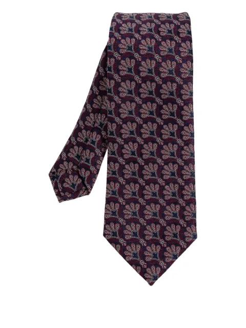 patterned tie by ETRO