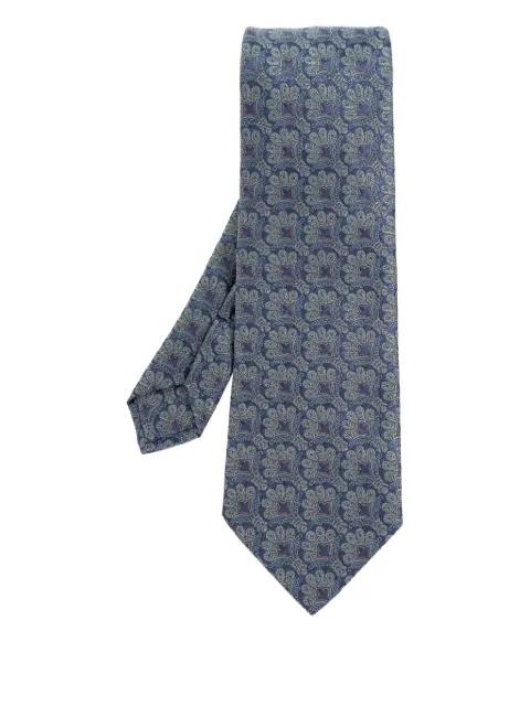 patterned tie by ETRO