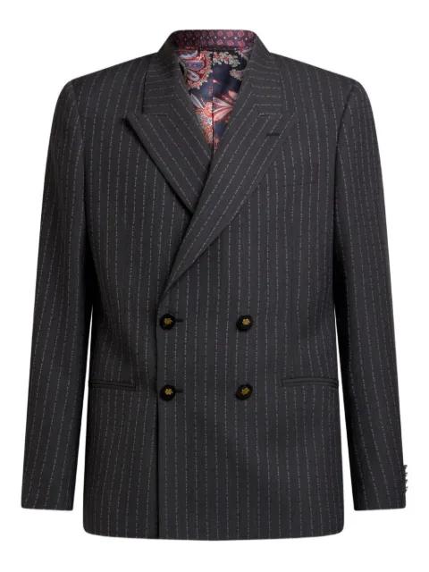 pinstripe double-breasted blazer by ETRO
