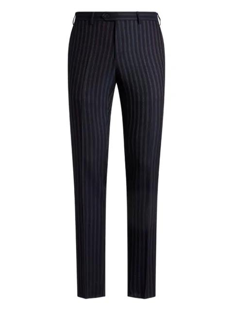 pinstripe wool trousers by ETRO