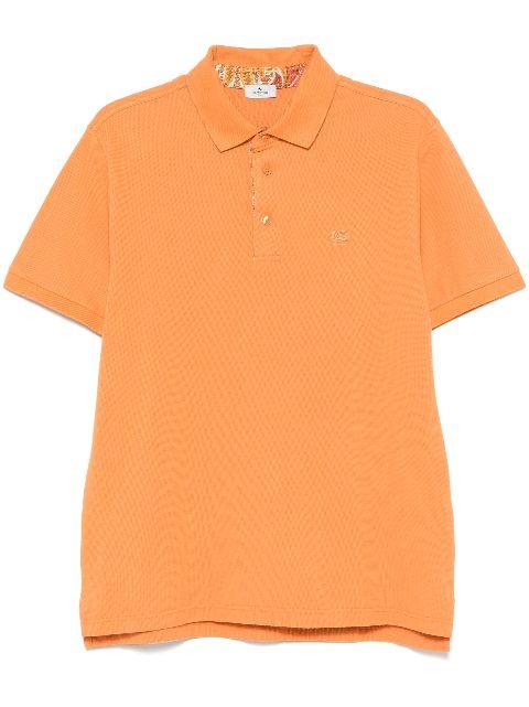 piqué-weave polo shirt by ETRO