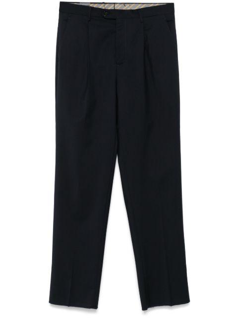 pleat-detailing wool trousers by ETRO