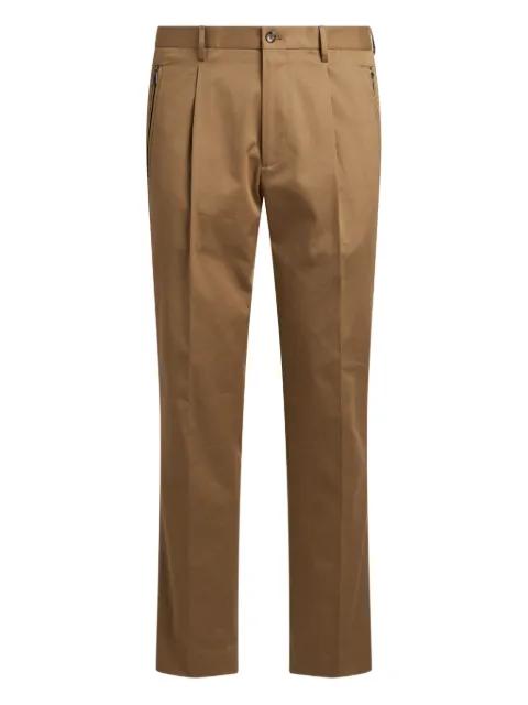 pleated cotton trousers by ETRO