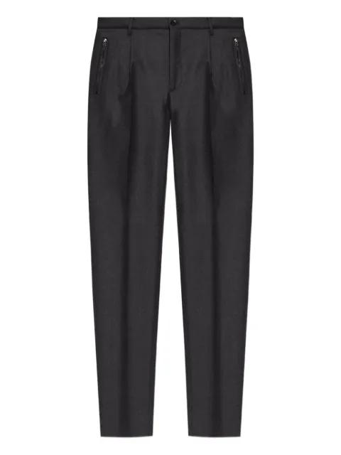 pleated zip-detail trousers by ETRO