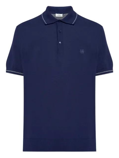 polo shirt with contrast collar by ETRO