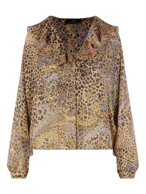 printed silk shirt by ETRO