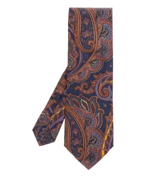 printed silk tie by ETRO