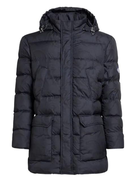 quilted hoodied puffer jacket by ETRO