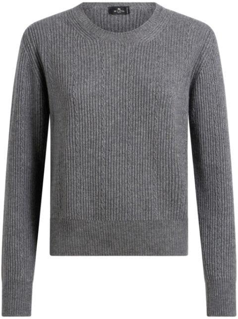 ribbed-knit jumper by ETRO