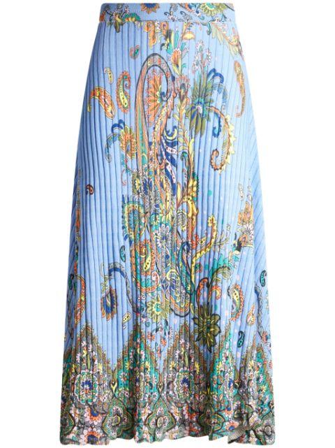 ribbed-knit skirt by ETRO