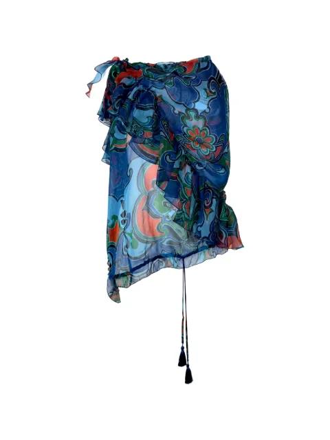 ruffled paisley-print top by ETRO