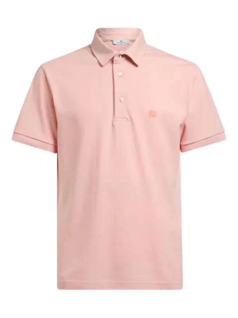 short-sleeve embroidered polo shirt by ETRO