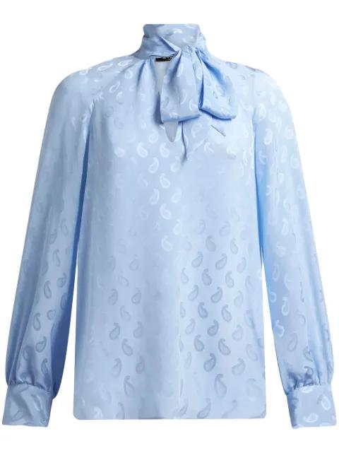 silk jacquard blouse by ETRO