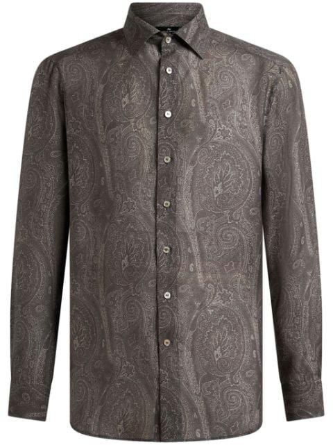 silk paisley shirt by ETRO