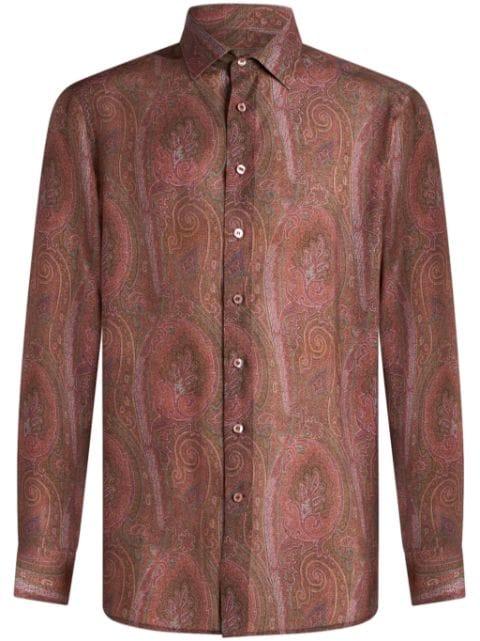 silk paisley shirt by ETRO