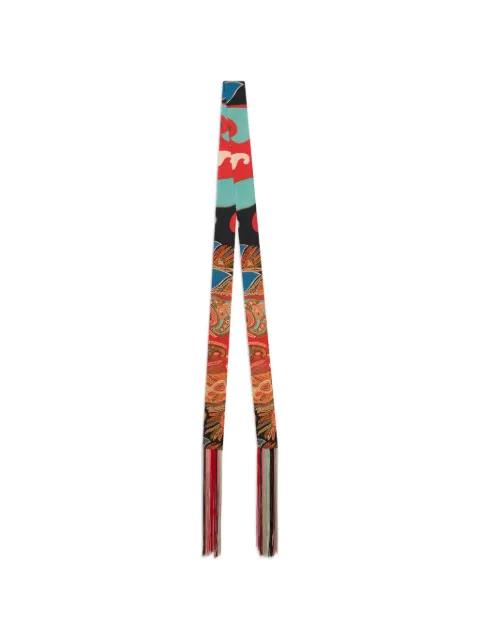 silk paisleyina with fringing and floral paisley motif by ETRO