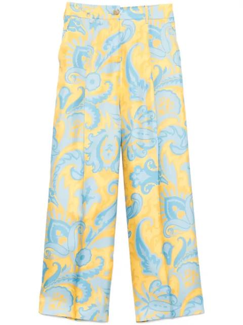 silk trousers by ETRO
