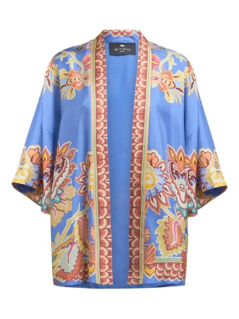 silk twill jacket by ETRO