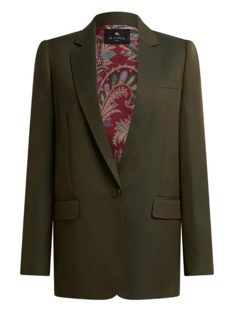 single-breasted blazer by ETRO