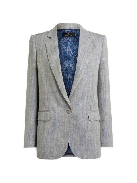 single-breasted blazer by ETRO