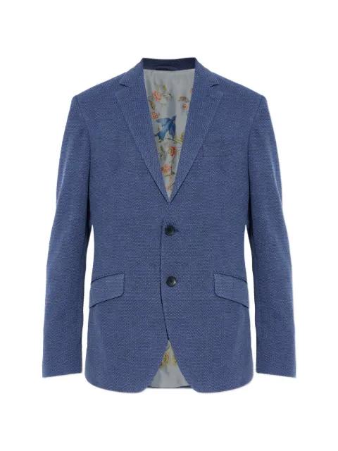 single-breasted textured blazer by ETRO