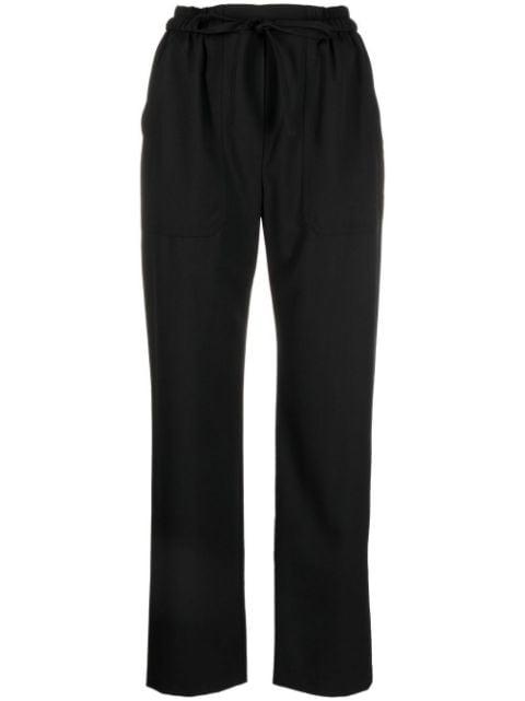 slim-fit tie-fastening trousers by ETRO