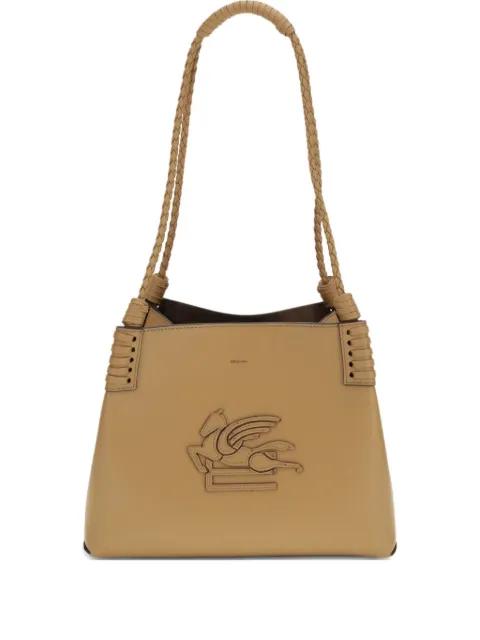 small Libra braided-handle leather bag by ETRO
