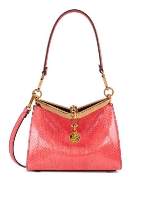 small Vela snakeskin clasp shoulder bag by ETRO